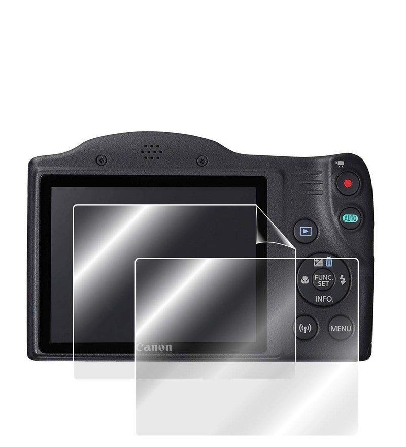 IPG حماية شاشة IPG لكاميرا كانون باور شوت SX420 الرقمية (2 وحدات) مع واقي شاشة غير مرئي مدى الحياة - جودة HD / ذاتية الشفاء / خالية من الفقاعات - Image 1